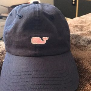 Vineyard Vines Hat Blue w/Pink Whale